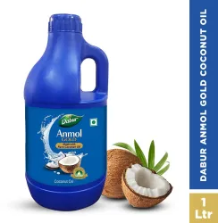 Dabur Anmol Gold 100% Pure Coconut Oil 1000 ml