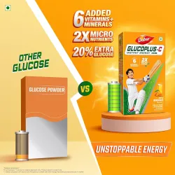 DABUR Gluco-C Instant Powder Energy Glucose (Mango Flavour) - 1Kg | Replenishes Energy | 