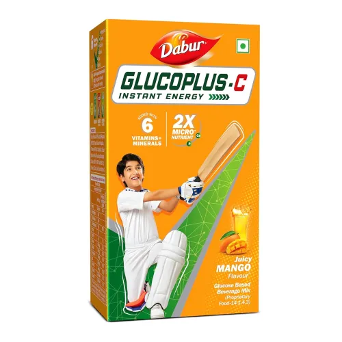 Image of DABUR Gluco-C Instant Powder Energy Glucose (Mango Flavour) - 1Kg | Replenishes Energy | 20% More Glucose In Every Sip |