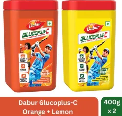 Dabur GlucoPlus-C Energy Drink 2x400g