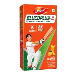 Dabur Glucoplus C Instant Energy Glucose Powder, Orange, 1kg
