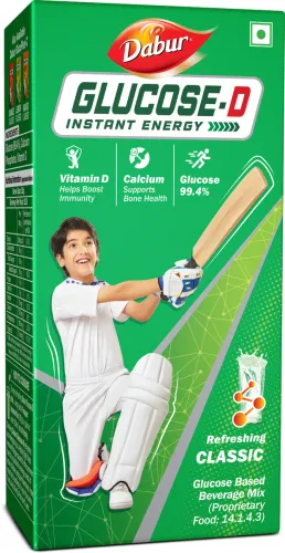Image of Dabur Glucose D Instant Energy Drink (Carton Powder) Sports Drink (1 kg, Regular Flavored)