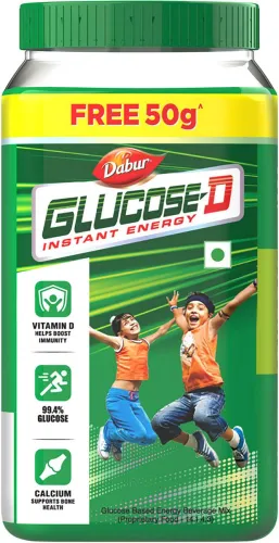 Image of Dabur Glucose-D Instant Energy Drink 450g + 50g Free