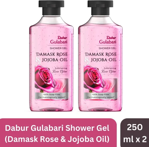 Image of Dabur Gulabari Body Wash Shower Gel (Combo Pack) - Damask Rose & Jojoba Oil