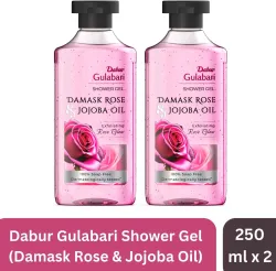 Dabur Gulabari Body Wash Shower Gel (Combo Pack) - Damask Rose & Jojoba Oil