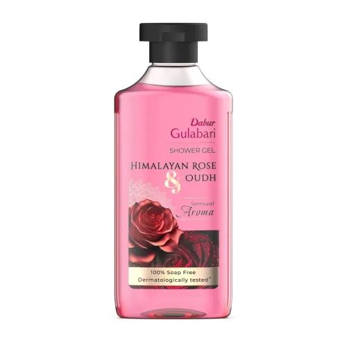 Image of Dabur Gulabari Shower Gel - 250 ml | 99% Pure Glycerine | Gentle Bodywash | Himalayan Rose Extract to nourish and revita