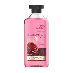 Dabur Gulabari Shower Gel - 250 ml | 99% Pure Glycerine | Gentle Bodywash | Himalayan Rose Extract to nourish and revitalise the skin | 0% Parabens & Soap | No Silicones | With Oudh Fragranc...