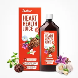 Dabur Heart Health Juice - 1L | Ayurvedic Cardiac Care Juice | Enriched with 10+ Ayurvedic Herbs | No Artificial Colors,