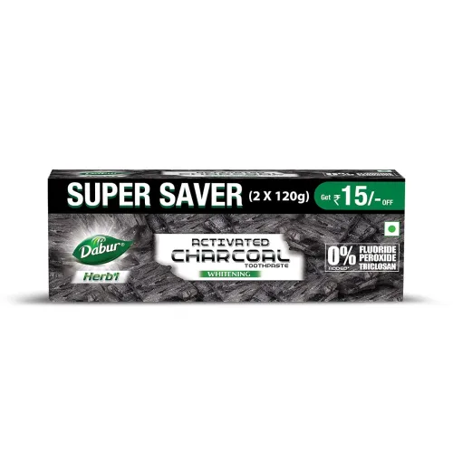 Image of DABUR Herb'L Activated Charcoal Toothpaste 240G 