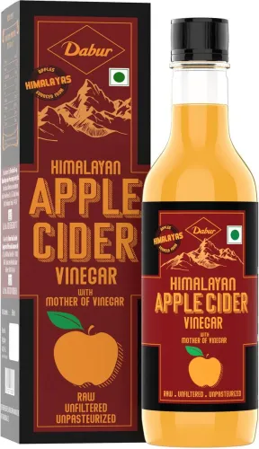 Image of Dabur Himalayan Apple Cider Vinegar with Mother of Vinegar, 500ml