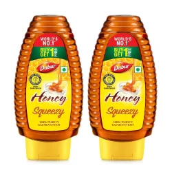 Dabur Honey - 800g (400g x 2, Buy 1 Get 1 Free) | 100% Pure | Worlds No.1 Honey Brand with No Sugar Adulteration | For 