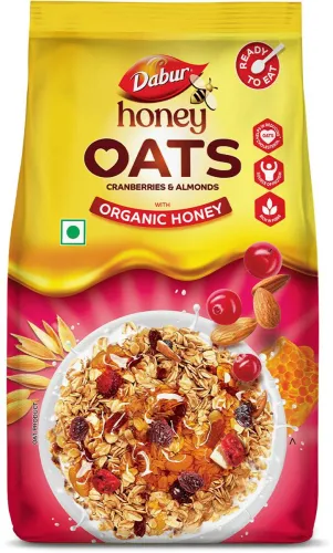 Image of Dabur Honey Oats Cranberries & Almonds with Organic Honey Box  (500 g)