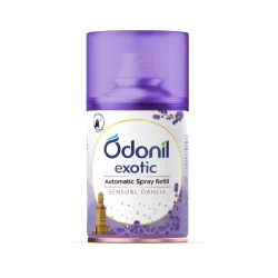 DABUR Odonil Exotic Automatic Spray Refill - 225Ml | Sensual Dahlia | 2X Long Lasting |Fits All Machines |