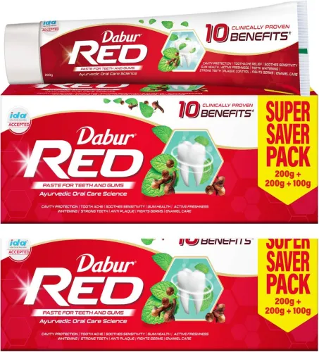 Image of Dabur Red Ayurvedic Toothpaste Combo (PO2)