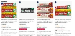 Dabur Toothpaste at minimum 75% Discount