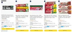 Dabur Toothpaste starting at ₹99