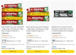 Dabur Toothpaste Upto 73% Off