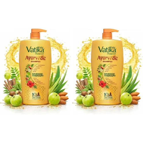 Image of Dabur Vatika Ayurvedic Shampoo - 1L 