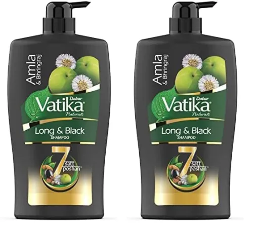 Image of Dabur Vatika Long & Black Shampoo - 1L
