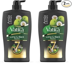 Dabur Vatika Long & Black Shampoo - 1L, Po2