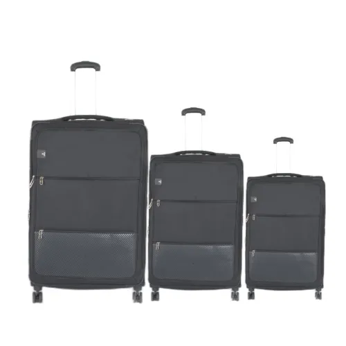 Image of dace Trolley Bag Travel Luggage Black (Black)