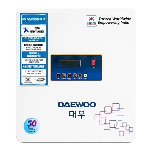 Image of DAEWOO 1.24kVA Lithium Hybrid Inverter