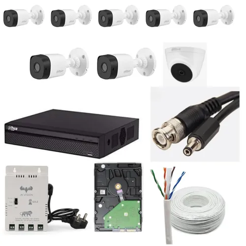 Image of Dahua 2MP HD CCTV Camera Full Set