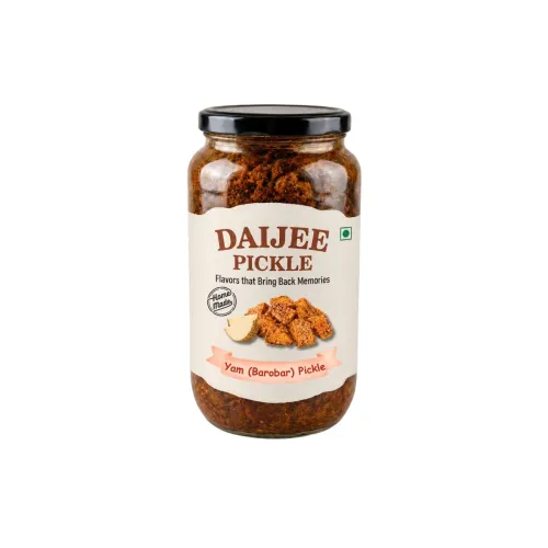 Image of Daijee Pickle Yam Barobar Pickle Traditional Indian Achar in Mustard Oil Spicy