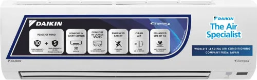 Image of Daikin 1.8 Ton 3star Inverter Split AC 2024 Model (ATKL60UV16U, RKL60UV16V)