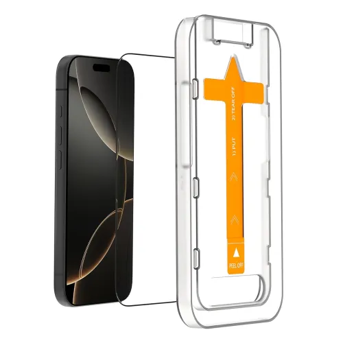 Image of DailyObjects 9D Tempered Screen Protector for iPhone 16 Pro
