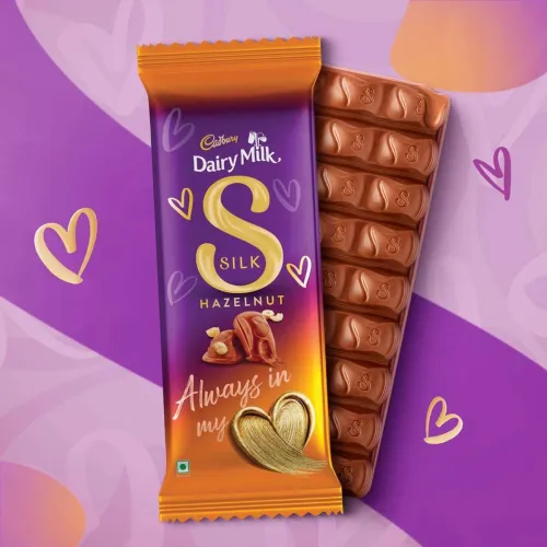 Image of Dairy Milk Silk Hazelnut Valentine's Gift Pack Chocolate Bars (54 g)