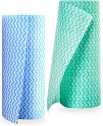 Image of Daivik Kitchen Rolls napkins tissue washable multipurpose 2ply towel roll (2) Blue, Green, Orange Paper Napkins (2 Sheet