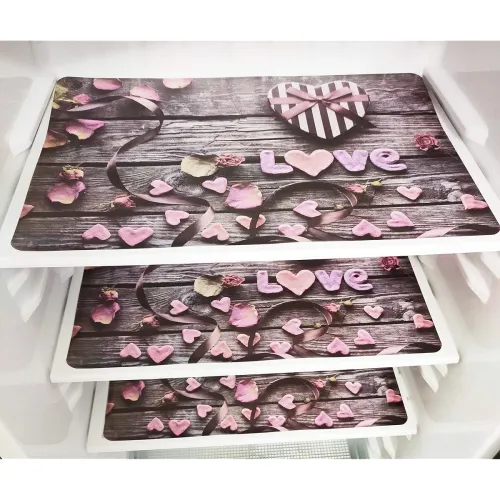 Image of Dakshya Industries PVC Printed Dining Table Placemats Set of 6