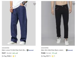 Dakwins Mens Jeans Upto 83% Off