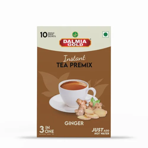 Image of Dalmia Gold Ginger Instant Tea Premix 14g Sachets Pack
