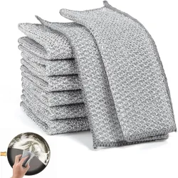 DALUCI 3-Pcs Non-Scratch Dish Wash Cloth Set