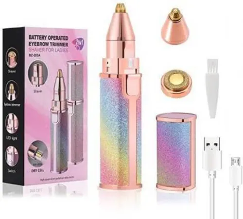 Image of DandT 2-in-1 Women’s Facial & Eyebrow Hair Remover Trimmer