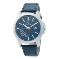 DANIEL KLEIN Leather Analog Blue Dial Mens Watch-DK.1.12359-2