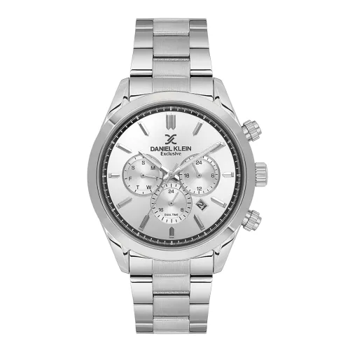 Image of Daniel Klein Men Analog Watch | Silver Case | Dark Blue Dial