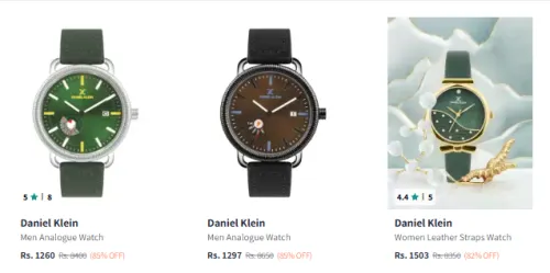 Image of Daniel Klein Men Analogue Watch Minimum 80% Discount