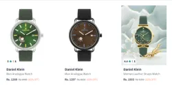 Daniel Klein Men Analogue Watch Minimum 80% Discount