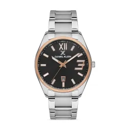 DANIEL KLEIN Metal Analog Gun Black Dial Mens Watch-DK.1.13294-4