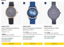 Daniel Klein Silicone Blue Dial at minimum 70% Discount