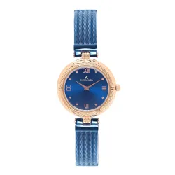 Daniel Klein Stainless Steel Analog Blue Dial Womens Watch-Dk11966-6