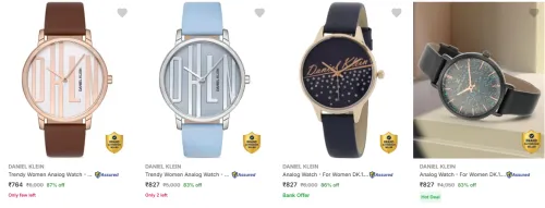 Image of Daniel Klein Watches For Women Upto 87% Off