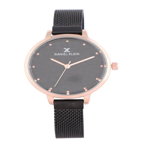 Image of Daniel Klein Women Black Analogue Watch 