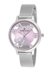 Daniel Klein Women Embellished Dial & Metal Straps Analogue Watch DK.1.13456-2