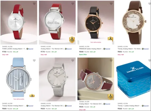 Image of Daniel klien watches up to 80% Discount