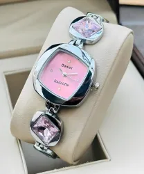 Daniel Radcliffe  Women Atractive Silver Pink Color Luxury Trending Watch