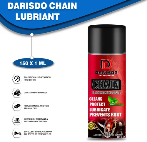 Image of Darisdo Motorcycle Chain Lubricant Chain spray All Bikes Best Quality Chain Lube